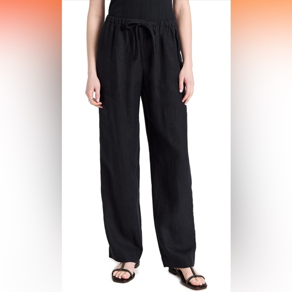 Vince Black Linen Pants - Picture 2 of 14